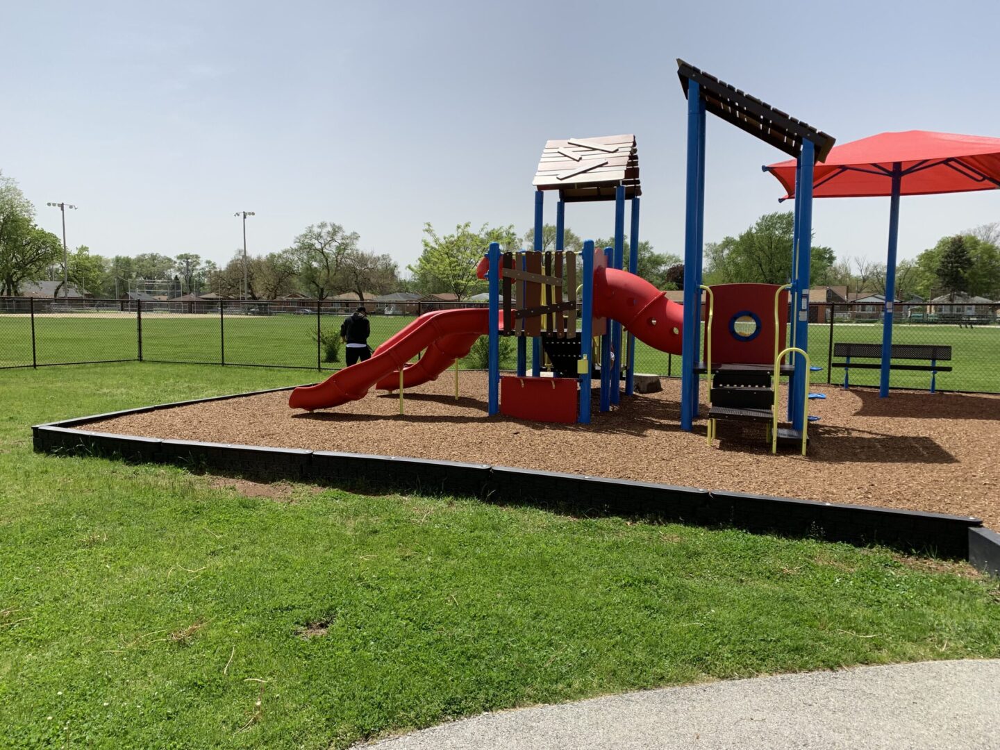 Different angle of the playground