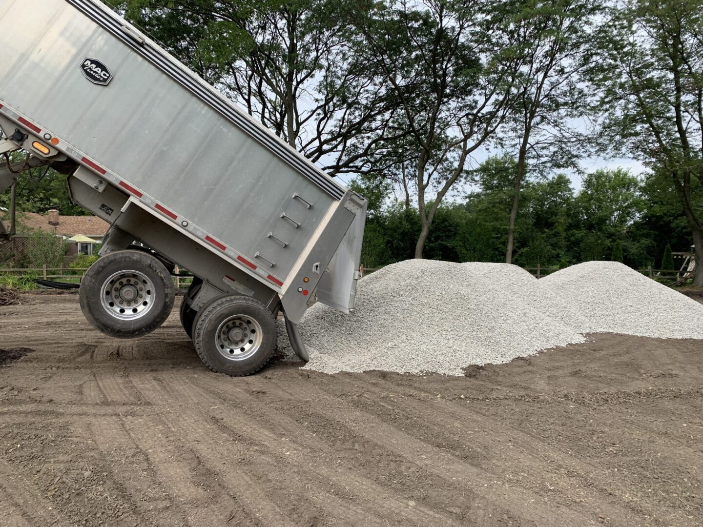 Landfill being transported